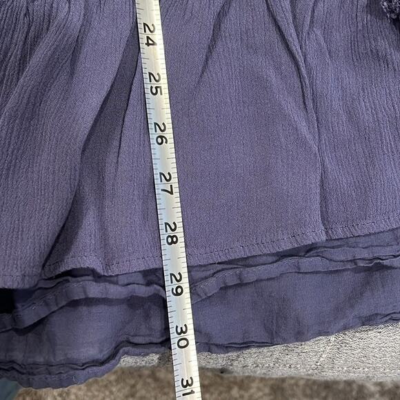 Daytrip Blue Woven Flowy Mini Dress | Large - Picture 10 of 11